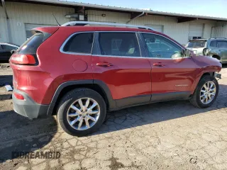 2014 Jeep Cherokee Limited with VIN 1C4PJMDB0EW160026, listed as a Copart auction lot 41742955 with 131,063 mi miles and Clean Title. Bid and sale history available at DreamBid. Image 3.