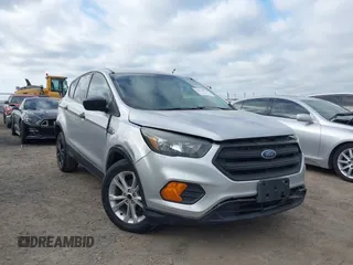 2018 Ford Escape S with VIN 1FMCU0F70JUB72329, listed as a IAAI auction lot 42016533 with 132,029 mi miles. Bid and sale history available at carsss.com. Image 1.