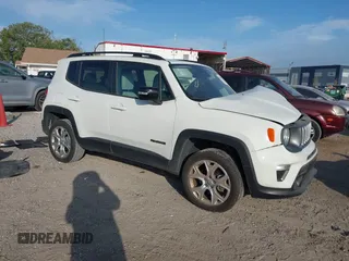 2022 Jeep Renegade Limited with VIN ZACNJDD18NPN90248, listed as a IAAI auction lot 41911547 with Not provided miles and . Bid and sale history available at DreamBid. Image 1.