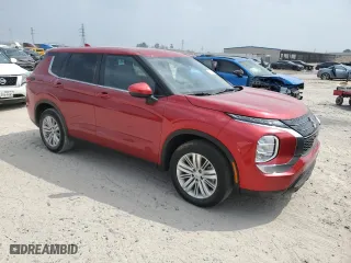 2024 Mitsubishi Outlander ES with VIN JA4J3UA86RZ023650, listed as a Copart auction lot 49416545 with 14,747 mi miles and Salvage Title. Bid and sale history available at carsss.com. Image 4.