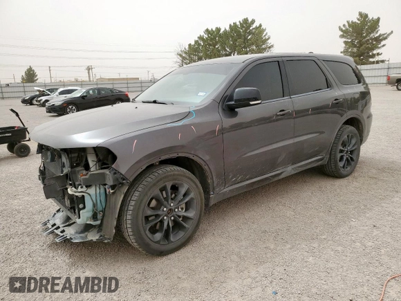 2021 Dodge Durango GT Plus with VIN 1C4RDJDG1MC641719, listed as a Copart auction lot 57063505 with 73,689 mi miles and Salvage title. Bid and sale history available at DreamBid. Image 1.