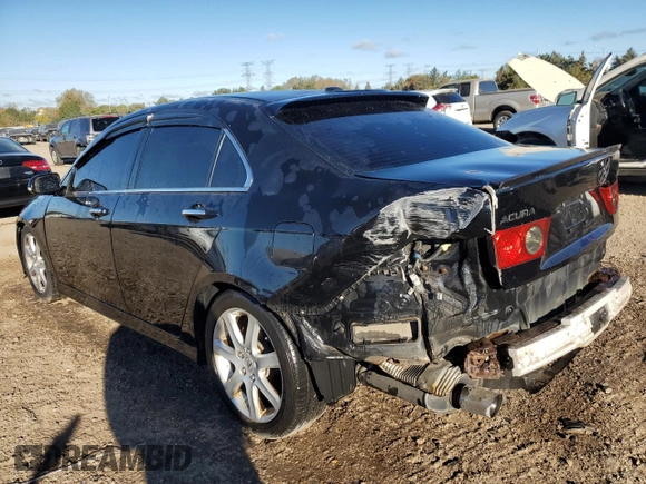2006 Acura TSX Navi with VIN JH4CL95916C014558, listed as a Copart auction lot 75290304 with 221,520 mi miles and Salvage title. Bid and sale history available at DreamBid. Image 2.