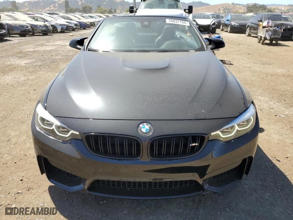 2020 BMW M4 with VIN WBS4Z9C02L5R18811, listed as a Copart auction lot 70837194 with 58,267 mi miles and Salvage Title. Bid and sale history available at carsss.com. Image 5.