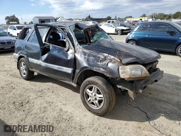 2000 Honda CR-V EX with VIN JHLRD1868YS012121, listed as a Copart auction lot 76367674 with 80,323 mi miles and Non Repairable. Bid and sale history available at carsss.com. Image 4.