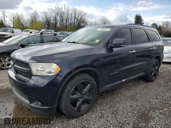 2011 Dodge Durango Citadel z VIN 1D4SD5GT8BC681801, wystawiony jako Copart lot #51690655 z przebiegiem 142 193 mil mil oraz Czysty tytuł • Clean title. Historia ofert i sprzedaży dostępna na DreamBid. Obrazek 1.