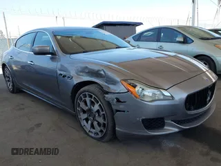 2015 Maserati Quattroporte S Q4 z VIN ZAM56RRAXF1131519, wystawiony jako IAAI lot #42313852 z przebiegiem 67 693 mil mil oraz . Historia ofert i sprzedaży dostępna na DreamBid. Obrazek 1.
