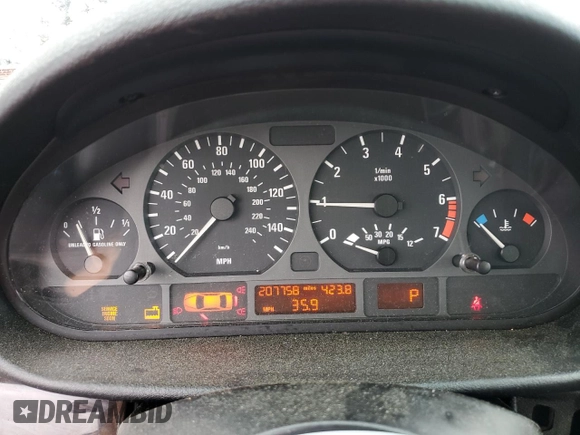 2003 BMW 3 Series 325xi с VIN WBAEU33483PM53835, выставлен на аукционе Copart как лот 58373085 с пробегом 207 758 миль миль и Списание • Salvage title. История ставок и продаж доступна на DreamBid. Изображение 9.
