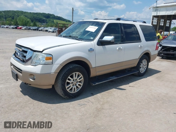 2014 Ford Expedition King Ranch с VIN 1FMJU1J57EEF61438, выставлен на аукционе IAAI как лот 42651560 с пробегом 151 168 миль миль и . История ставок и продаж доступна на DreamBid. Изображение 2.