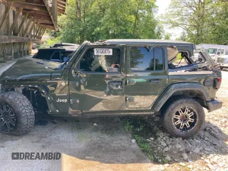 2024 Jeep Wrangler Sahara with VIN 1C4PJXEN8RW116985, listed as a Copart auction lot 56530875 with Not provided miles and Salvage title. Bid and sale history available at DreamBid. Image 5.