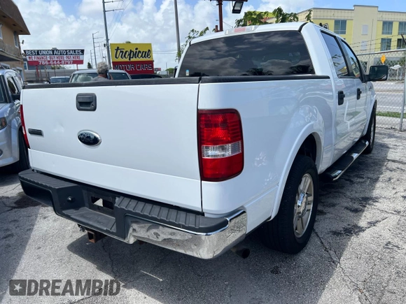 2006 Ford F-150 XLT with VIN 1FTPW12V16KD97016, listed as a Copart auction lot 61061765 with 159,482 mi miles and Clean title. Bid and sale history available at DreamBid. Image 4.