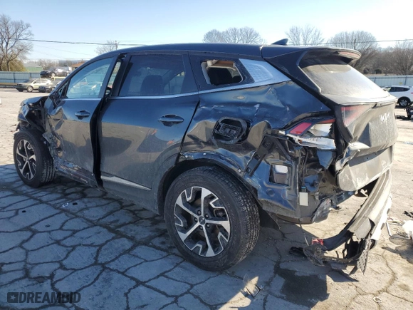 2023 Kia Sportage EX with VIN 5XYK33AF9PG061338, listed as a Copart auction lot 46295755 with 53,094 mi miles and Salvage Title. Bid and sale history available at carsss.com. Image 2.