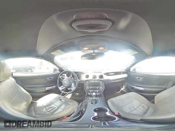 2018 Ford Mustang EcoBoost Premium with VIN 1FATP8UHXJ5111074, listed as a Copart auction lot 55725235 with 93,154 mi miles and Salvage title. Bid and sale history available at DreamBid. Image 14.