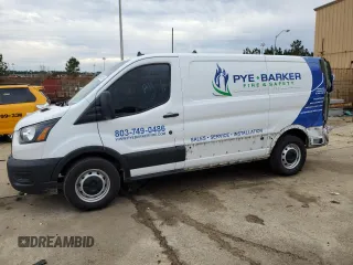 2020 Ford Transit Cargo with VIN 1FTYE1Y81LKA70748, listed as a Copart auction lot 80916514 with 104,077 mi miles and Salvage Title. Bid and sale history available at DreamBid. Image 1.