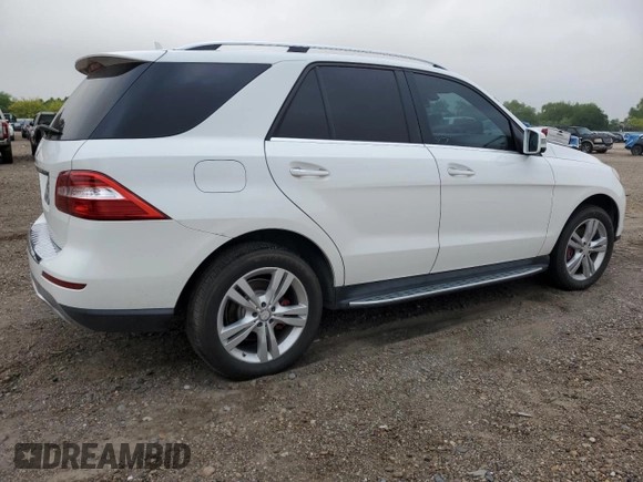 2015 Mercedes-Benz M ML 350 with VIN 4JGDA5JB7FA529231, listed as a Copart auction lot 51463655 with 91,206 mi miles and Salvage Title. Bid and sale history available at carsss.com. Image 3.