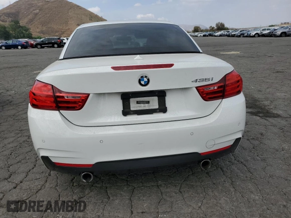 2016 BMW 4 Series 435i with VIN WBA3T3C57G5A42322, listed as a Copart auction lot 72285164 with 55,486 mi miles and Salvage title. Bid and sale history available at DreamBid. Image 6.