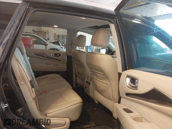 2019 Infiniti QX60 Luxe with VIN 5N1DL0MM6KC548023, listed as a IAAI auction lot 42267143 with 94,231 mi miles and . Bid and sale history available at DreamBid. Image 8.