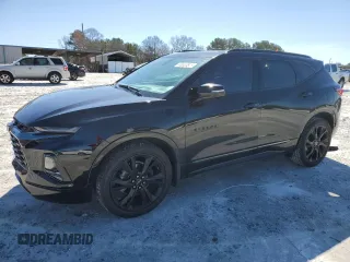 2022 Chevrolet Blazer RS with VIN 3GNKBERS5NS126978, listed as a Copart auction lot 45568815 with 74,810 mi miles and Salvage Title. Bid and sale history available at carsss.com. Image 1.