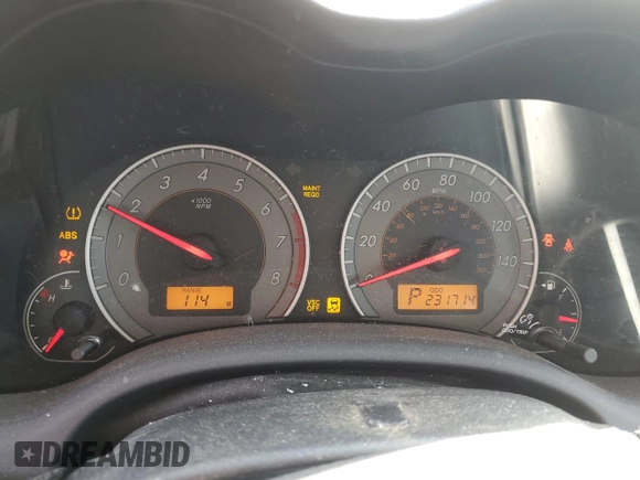 2010 Toyota Corolla with VIN 2T1BU4EE9AC450438, listed as a Copart auction lot 48540745 with 231,714 mi miles and Salvage title. Bid and sale history available at DreamBid. Image 9.