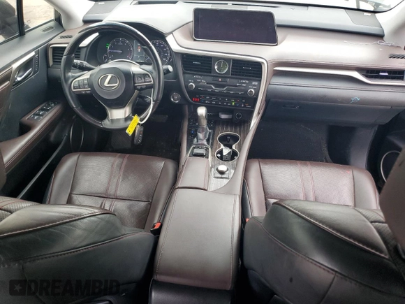 2017 Lexus RX 350 with VIN 2T2BZMCA9HC129460, listed as a Copart auction lot 57301995 with 163,128 mi miles and Salvage title. Bid and sale history available at DreamBid. Image 8.