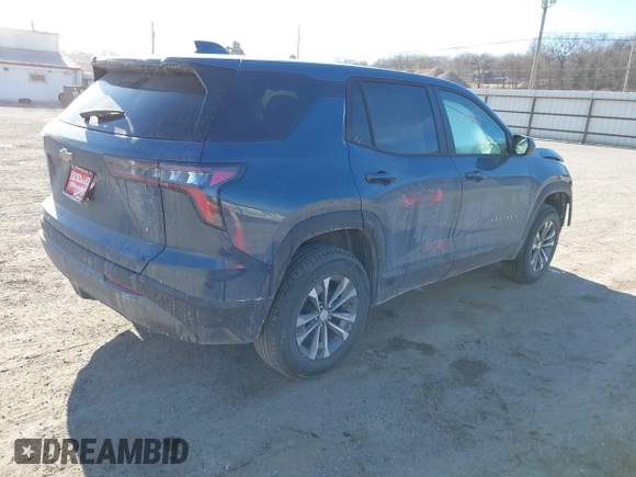 2025 Chevrolet Equinox AWD LT with VIN 3GNAXPEG7SL207044, listed as a IAAI auction lot 41440925 with 542 mi miles. Bid and sale history available at carsss.com. Image 4.