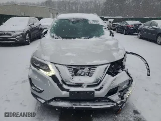 2017 Nissan Rogue SL with VIN 5N1AT2MVXHC811002, listed as a Copart auction lot 43378935 with 60,530 mi miles and Salvage Title. Bid and sale history available at carsss.com. Image 5.