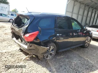 2017 Nissan Pathfinder Platinum with VIN 5N1DR2MM7HC665855, listed as a Copart auction lot 71452824 with Not provided miles and Salvage title. Bid and sale history available at DreamBid. Image 3.