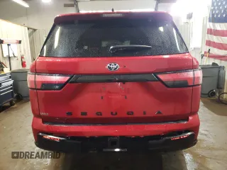 2023 Toyota Sequoia SR5 with VIN 7SVAAABA0PX015926, listed as a Copart auction lot 85328524 with 0 mi miles and Salvage Title. Bid and sale history available at carsss.com. Image 6.