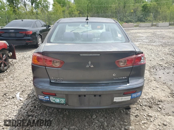 2008 Mitsubishi Lancer DE with VIN JA3AU26U78U033997, listed as a Copart auction lot 52123644 with 204,653 mi miles and Non Repairable. Bid and sale history available at carsss.com. Image 6.