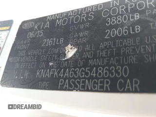 2016 Kia Forte LX z VIN KNAFK4A63G5486330, wystawiony jako IAAI lot #41898559 z przebiegiem 149 606 mil mil oraz . Historia ofert i sprzedaży dostępna na DreamBid. Obrazek 9.