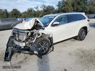 2019 Toyota Highlander SE with VIN 5TDJZRFH4KS587170, listed as a Copart auction lot 44037905 with 0 mi miles and Non Repairable. Bid and sale history available at carsss.com. Image 1.