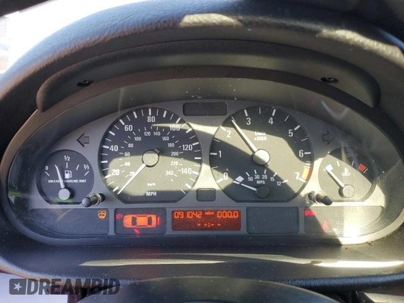2005 BMW 3 Series 325i with VIN WBAET37435NH06848, listed as a Copart auction lot 44461725 with 91,042 mi miles and Salvage Title. Bid and sale history available at carsss.com. Image 9.