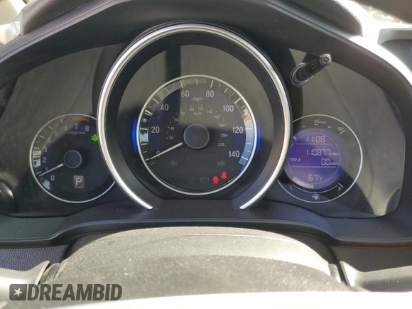 2019 Honda Fit LX with VIN 3HGGK5H46KM719574, listed as a Copart auction lot 45542785 with 110,877 mi miles and Salvage Title. Bid and sale history available at carsss.com. Image 9.
