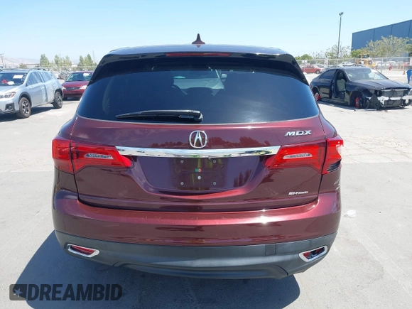 2014 Acura MDX Technology with VIN 5FRYD4H46EB017852, listed as a IAAI auction lot 42500807 with 82,639 mi miles and . Bid and sale history available at DreamBid. Image 16.