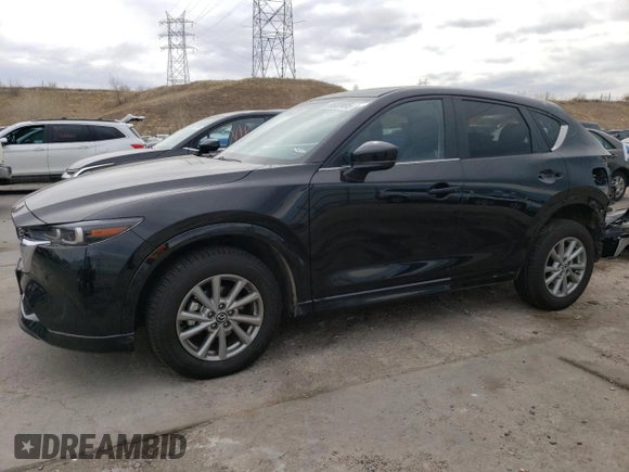 2024 Mazda CX-5 S Carbon Edition z VIN JM3KFBCL7R0430797, wystawiony jako Copart lot #50022495 z przebiegiem 6 775 mil mil oraz Szkoda całkowita • Salvage title. Historia ofert i sprzedaży dostępna na DreamBid. Obrazek 1.