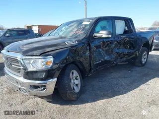 2021 Ram 1500 Big Horn with VIN 1C6SRFFT1MN692725, listed as a IAAI auction lot 40749018 with 41,687 mi miles. Bid and sale history available at carsss.com. Image 2.