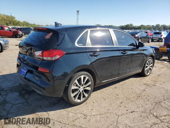 2019 Hyundai Elantra GT with VIN KMHH35LE1KU115891, listed as a Copart auction lot 72164844 with 53,806 mi miles and Salvage Title. Bid and sale history available at carsss.com. Image 3.