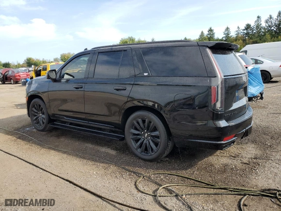 2021 Cadillac Escalade Sport Platinum with VIN 1GYS4GKT1MR375792, listed as a Copart auction lot 71609644 with 101,370 mi miles and Salvage Title. Bid and sale history available at carsss.com. Image 2.