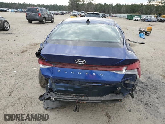 2023 Hyundai Elantra SE with VIN 5NPLL4AGXPH119534, listed as a Copart auction lot 43465045 with 68,128 mi miles and Salvage Title. Bid and sale history available at DreamBid. Image 6.