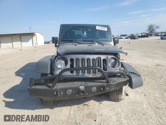 2018 Jeep Wrangler JK Unlimited Sport S with VIN 1C4BJWDG3JL822565, listed as a Copart auction lot 47125535 with 77,164 mi miles and Salvage Title. Bid and sale history available at carsss.com. Image 5.