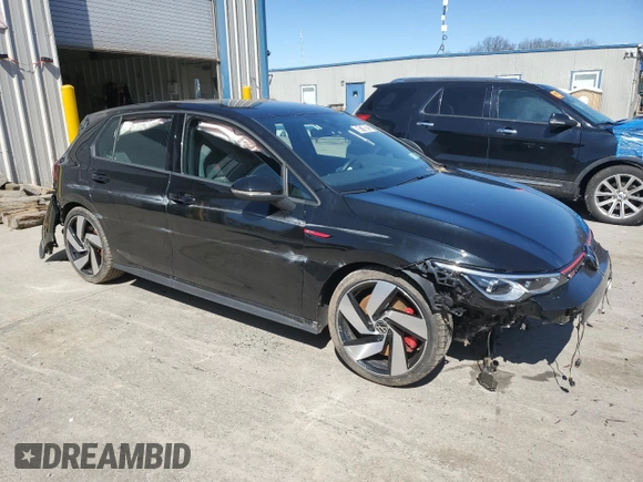 2024 Volkswagen Golf GTI S with VIN WVWGA7CD7RW215078, listed as a Copart auction lot 50178825 with 0 mi miles and Non Repairable. Bid and sale history available at carsss.com. Image 4.