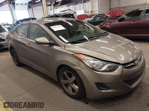 2011 Hyundai Elantra GLS with VIN 5NPDH4AE3BH058525, listed as a IAAI auction lot 41841689 with 138,853 mi miles. Bid and sale history available at carsss.com. Image 1.