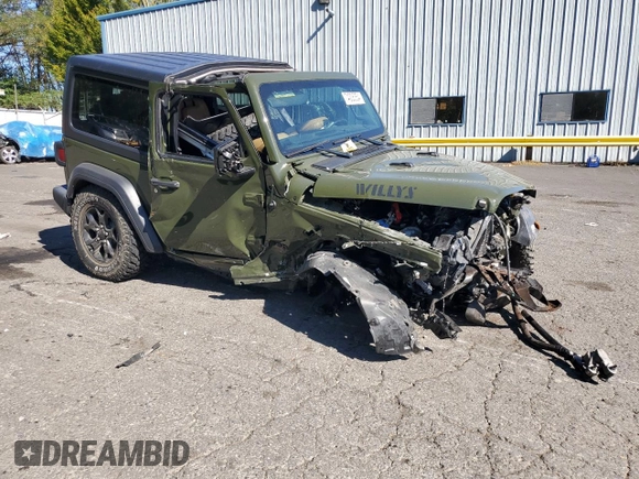 2023 Jeep Wrangler Willys z VIN 1C4HJXAG6PW546281, wystawiony jako Copart lot #74006354 z przebiegiem 21 417 mil mil oraz Szkoda całkowita • Salvage title. Historia ofert i sprzedaży dostępna na DreamBid. Obrazek 4.