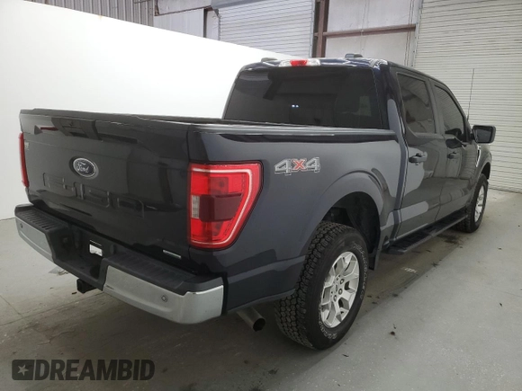 2022 Ford F-150 XL with VIN 1FTEW1EP6NFA58148, listed as a Copart auction lot 54944325 with 60,586 mi miles and Clean Title. Bid and sale history available at DreamBid. Image 3.