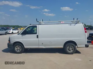 2019 Chevrolet Express Cargo Van with VIN 1GCWGAFPXK1164773, listed as a IAAI auction lot 41984554 with 87,916 mi miles. Bid and sale history available at carsss.com. Image 14.