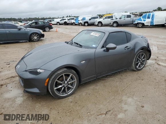 2022 Mazda MX-5 Miata Grand Touring z VIN JM1NDAM77N0508223, wystawiony jako Copart lot #45169125 z przebiegiem 8 913 mil mil oraz Szkoda całkowita • Salvage title. Historia ofert i sprzedaży dostępna na DreamBid. Obrazek 1.