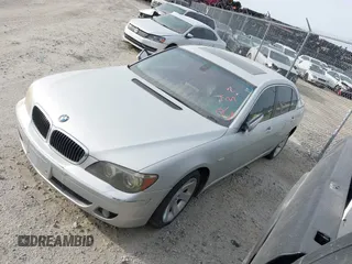 2007 BMW 7 Series 750Li with VIN WBAHN83527DT65211, listed as a IAAI auction lot 41854599 with 1 mi miles. Bid and sale history available at carsss.com. Image 2.