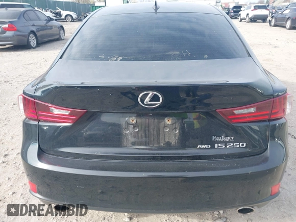 2014 Lexus IS 250 with VIN JTHCF1D22E5014097, listed as a IAAI auction lot 42008780 with Not provided miles and . Bid and sale history available at DreamBid. Image 16.