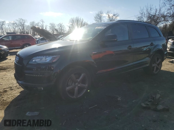 2015 Audi Q7 3.0T S line Prestige with VIN WA1DGAFE3FD022348, listed as a Copart auction lot 45171515 with 138,162 mi miles and Clean Title. Bid and sale history available at carsss.com. Image 1.