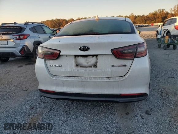 2015 Kia Optima EX with VIN KNAGN4AD0F5091420, listed as a Copart auction lot 76747844 with 89,155 mi miles and Salvage Title. Bid and sale history available at DreamBid. Image 6.