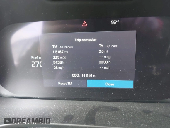 2024 Volvo XC40 Plus Bright Theme with VIN YV4L12UE4R2307794, listed as a IAAI auction lot 41694542 with 11,516 mi miles. Bid and sale history available at carsss.com. Image 7.